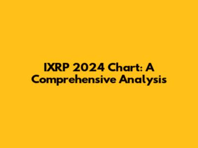 IXRP 2024 Chart: A Comprehensive Analysis