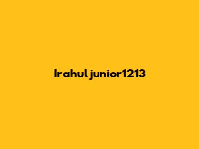 Irahuljunior1213