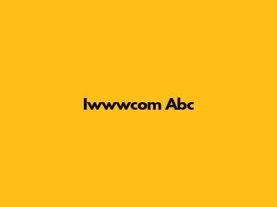 Iwwwcom Abc