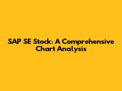 SAP SE Stock: A Comprehensive Chart Analysis